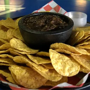 Chips n Salsa Party Platter