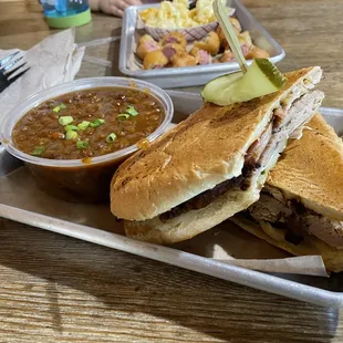 Redneck cubano w/ beans.