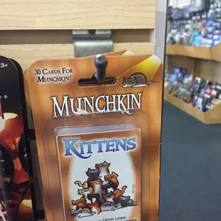 I started playing this game called Munchkin! I might buy one of these card packs for the game.