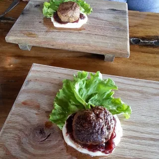 Duck Meatball Sampler