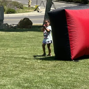 Birthday party laser tag for all ages.