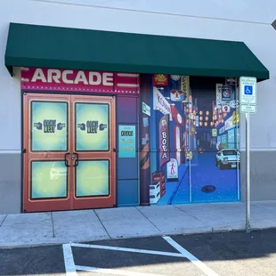 The actual entrance - lol