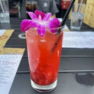 Strawberry smash. Yummy.