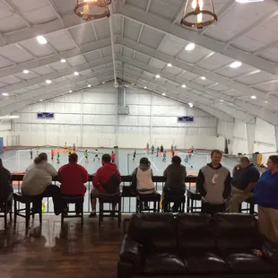 Game On! is great for watching sports from the mezzanine.