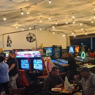 people playing video games