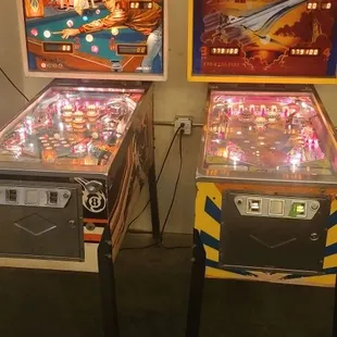 two pinball machines