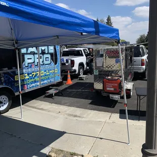 Outside gaming station