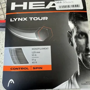 Raquet string - lots of options