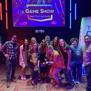 Our teams in the game room