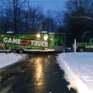 The truck outside my house.