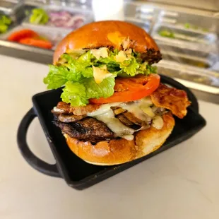 burgers, food, burger