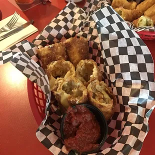 Pizza rolls are great