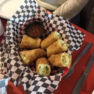 You must try the jalapeños poppers