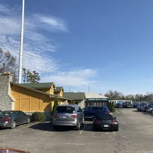 outside