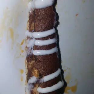 Peanut butter and choclate on a pizza...yes...and it was yummy!