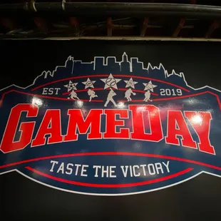 GameDay logo sign