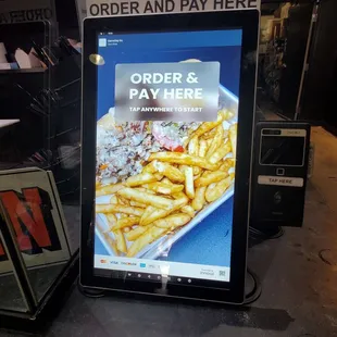 Self-ordering kiosk