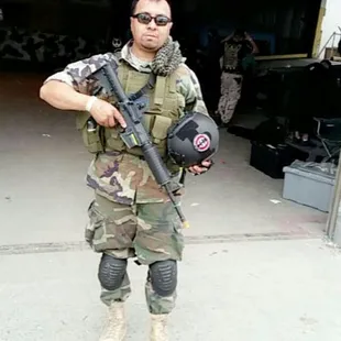 Burning  calories and having fun pew pew :)