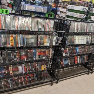 Giant Dvd Selection at the Gameroom