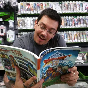 Caught the owner studying up on some DQ VIII strategies.