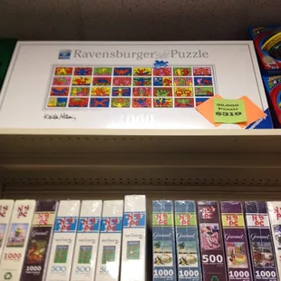 Large Table Puzzles Section.  This One Is 32,000 Pieces!