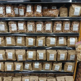 a variety of food items