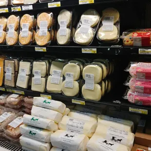 Nice selection of cheese AND Amish butter