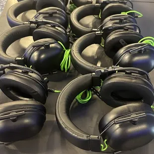 Sanitized Headsets