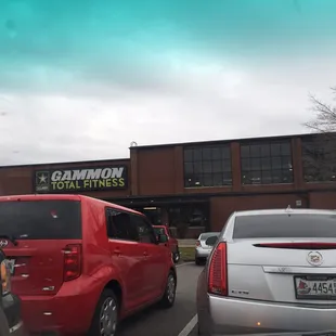 Front of gym! It's very easy to find!!!