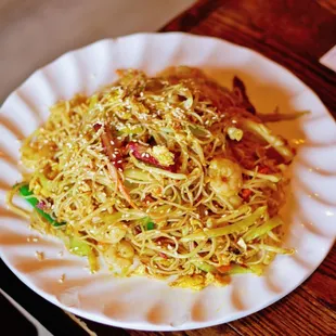 singapore curry noodles