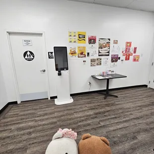 This is a shared commercial kitchen. Scan QR codes for menus and order online