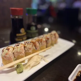 My third plate of GANBEI roll