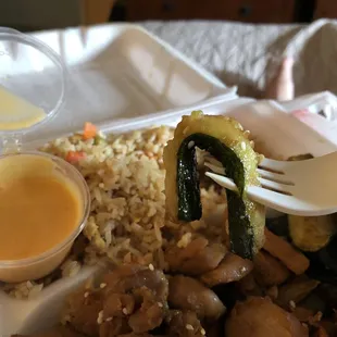 Teriyaki chicken hibachi