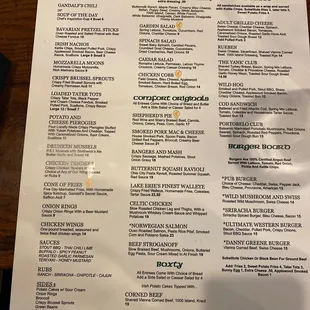New Menu!