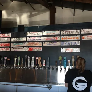 So many beers to try! Changing daily :)))