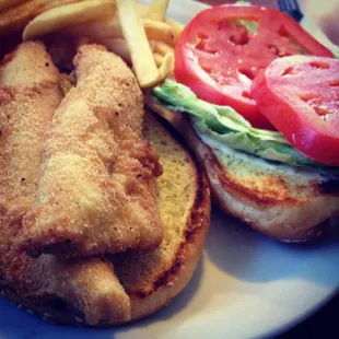 Fried Perch Sandwich