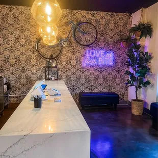 Restaurant entrance