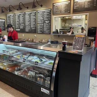 a man standing in front of the counter