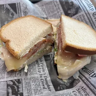 Brooklyn Bridge sandwich with gluten-free bread