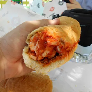 The Godfather Sandwich (Close-up shot)