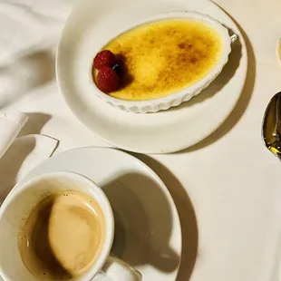 Espresso and Crème Brûlée