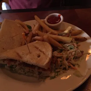 Blue Crab Club Sandwich