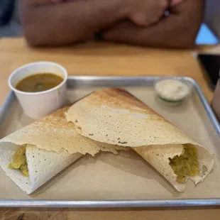 Classic dosa(masala dosa)
