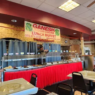 the interior of the restaurant