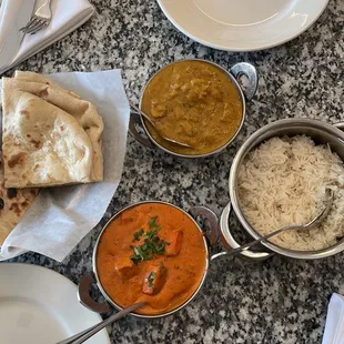 Chicken masala and chicken tiki masala