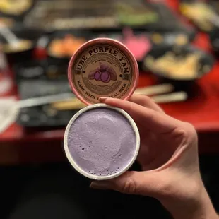 Ube Ice Cream (free with Yelp check-in)