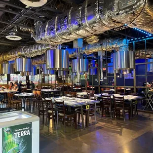 the interior of a restaurant