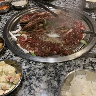 P4 LA Galbi and Bulgogi Plate