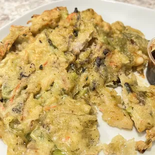 Seafood pancake