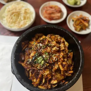 E10. Squid Sizzling Dolsot Bibimbap